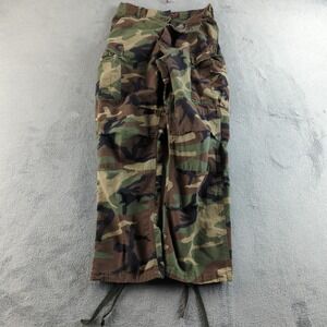 Vintage 90s US Military Pants Mens Small Regular Woodland Camo BDU Combat Cargo
